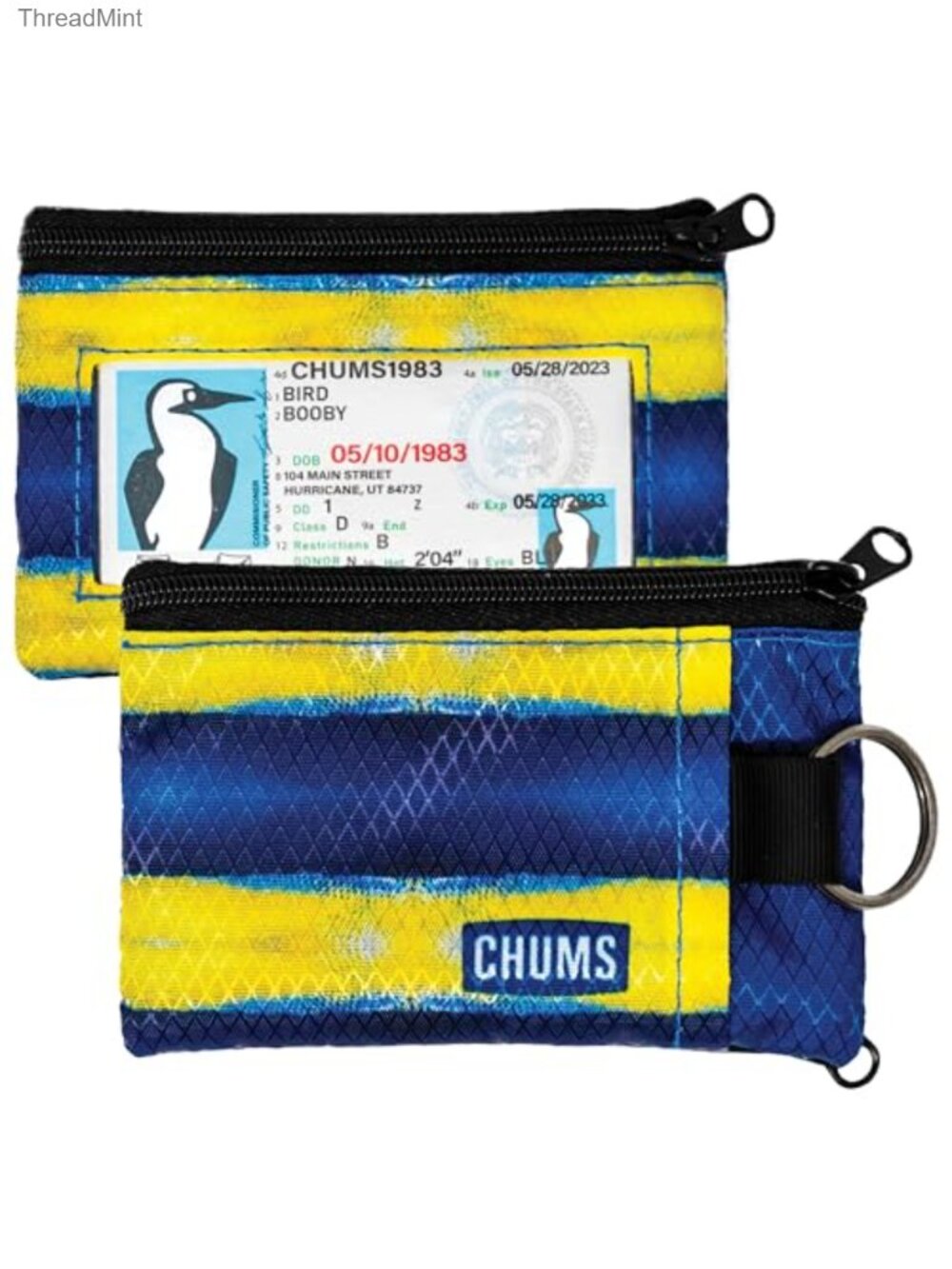 Surfshorts Minimalist Keychain Wallet RFID Blocking Nylon